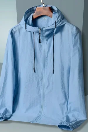 2025 Summer Hooded Jacket Men Women Sun Protection Clothing Fishing Hunting Clothes Quick Dry Skin Windbreaker
