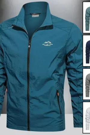 UPF100+ Men Summer Windbreaker Zip Pockets Uv Sun Protection Jackets Breathable Ultra-light Clothes Outdoor Skin Thin Coats Camp