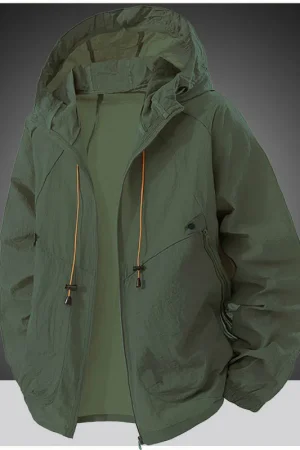 Summer Hooded Jacket Men Sun Protection Clothing Fishing Hunting Resistant Jackets Quick Dry Skin Windbreaker Hiking Skin Coats